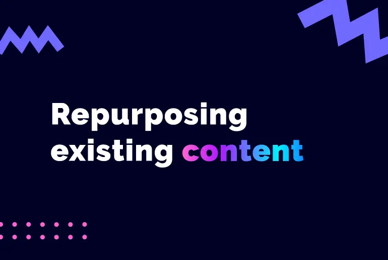 Recycling your old blog posts
