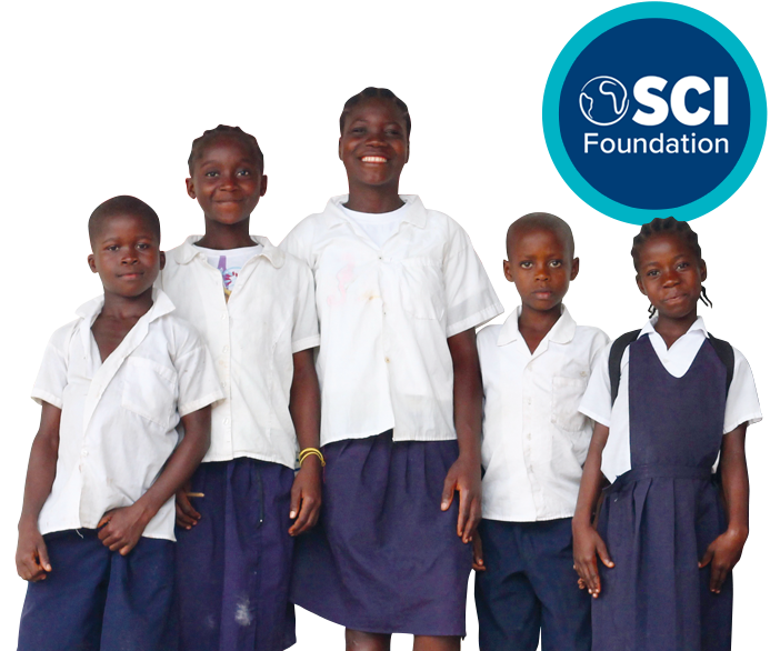 SCI Foundation - school children smiling